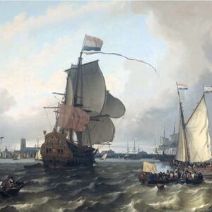 Bakhuizen, il pittore che viveva sulle navi  per poter “pescare” ogni dettaglio