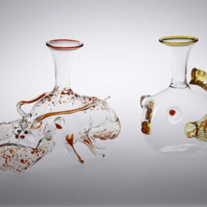 Massimo Lunardon, i suoi pesci e aragoste di vetro danno un “gusto” unico alla tavola