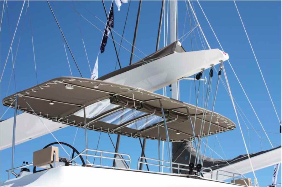 Sunbrella Marine, per i tendalini  fotovoltaici serve stoffa da campioni