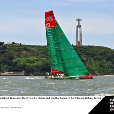 Groupama vince la In-port race di Lisbona  Al via l'ottava tappa della Volvo Ocean Race