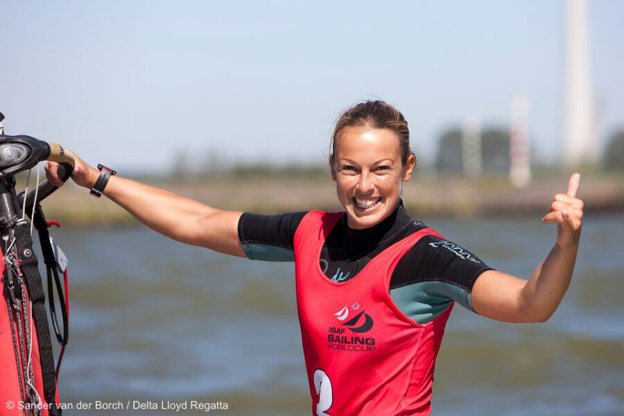 Windsurf, il vento spinge Flavia Tartaglini  fino in cima alla Coppa del mondo