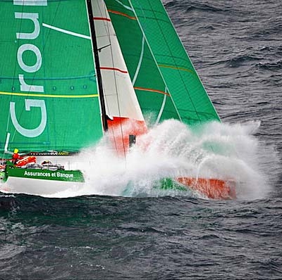 Volvo Ocean race, vince Groupama.  Franck Cammas fa centro al primo colpo