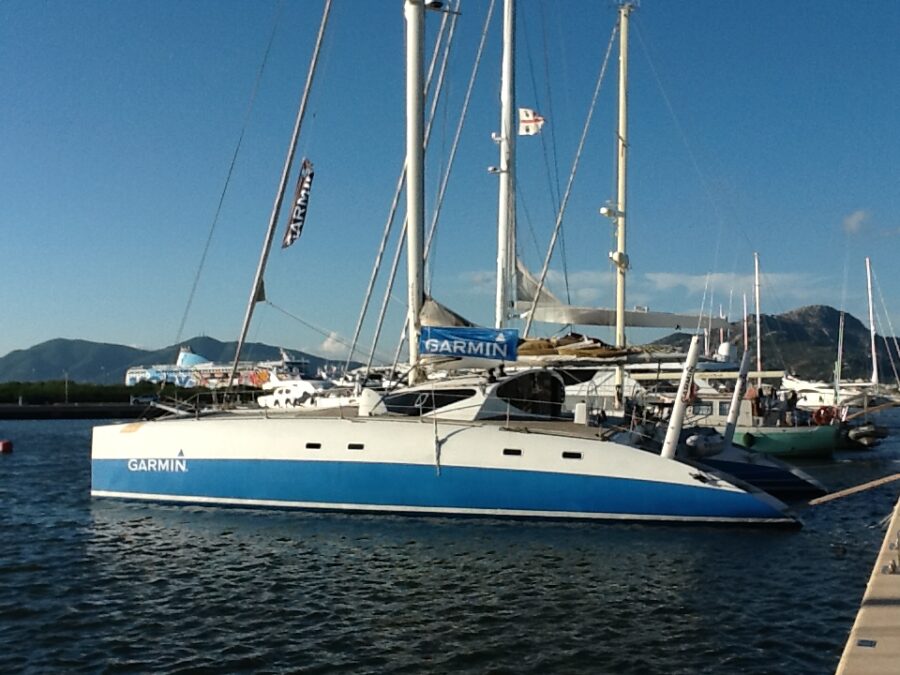 Garmin Marine Lab, il catamarano  laboratorio analizza la navigazione