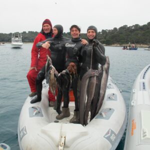 La nazionale italiana di pesca in apnea domina nelle acque Rovigno