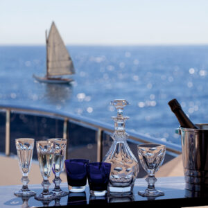Baccarat, gli oggetti che donano  allo yacht una classe cristallina
