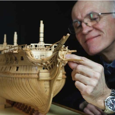 È d'oro il bottino del vascello  da 74 cannoni ai mondiali di modellismo