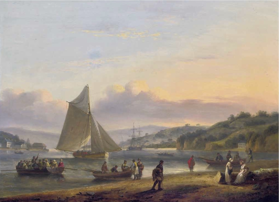 Tutti i volti del mare si specchiano  nei quadri di Thomas Luny