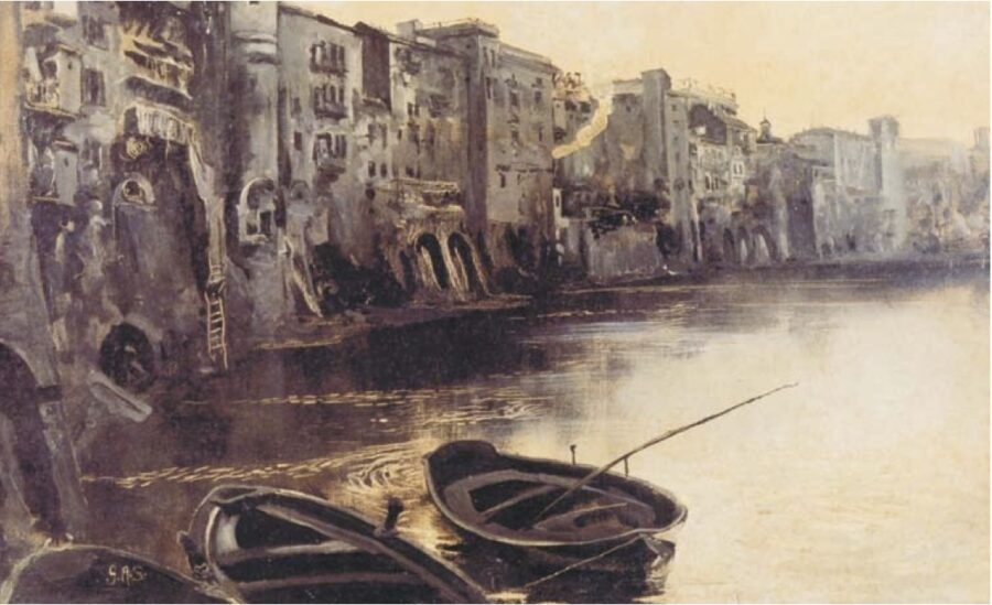 Aristide Sartorio, il mare raccontato  dall'artista-reporter inviato a bordo