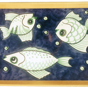 Tovagliette in ceramica di Salerno  per fare colazione pensando al mare