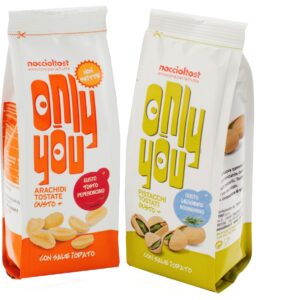 Aperitivo al mare, con arachidi  e pistacchi pescate nuovi sapori