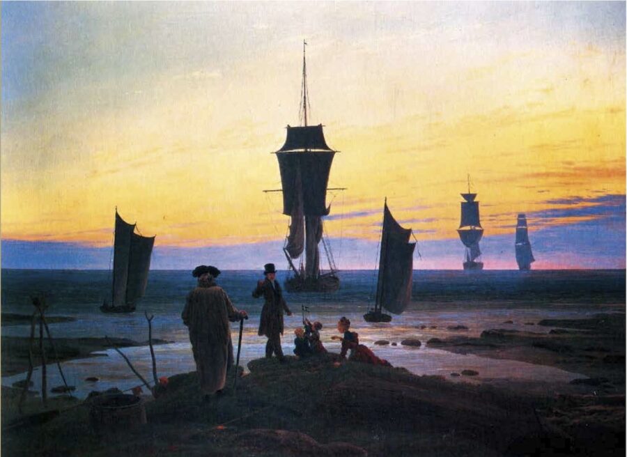 Friedrich, nel mare del simbolismo   la vita diventa un viaggio profondo