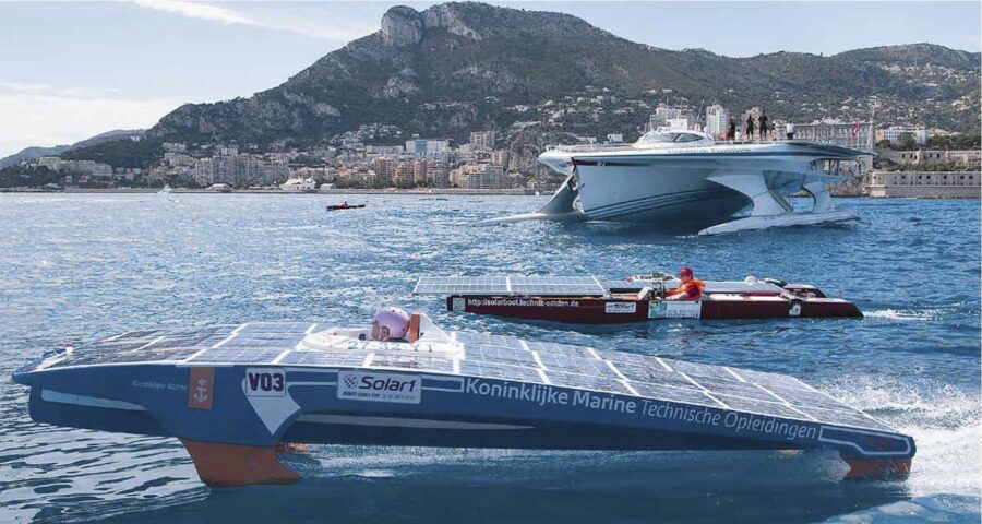 La natura ha sempre mosso le barche  col vento. Nel futuro userà il sole