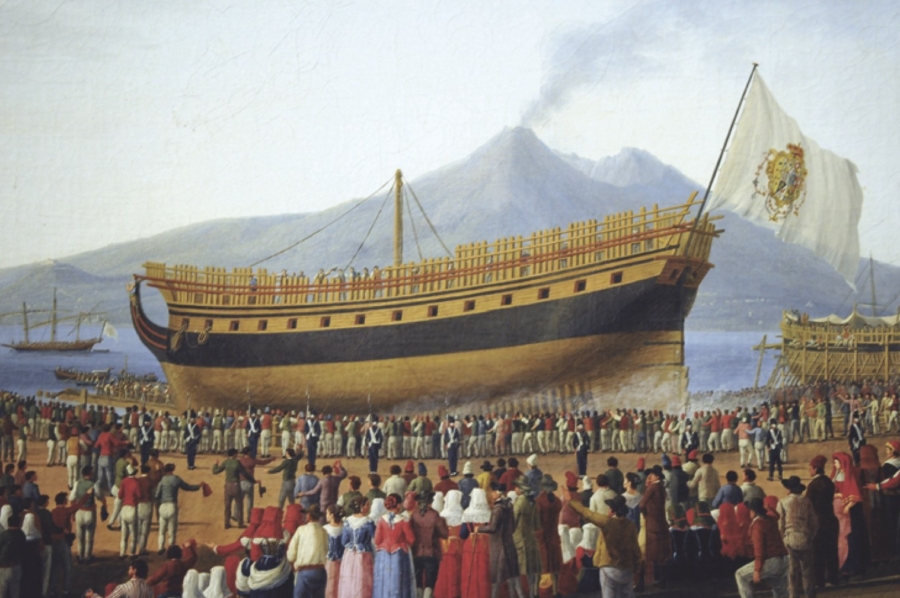 Hackert, il pittore fotografo  dei porti del Regno borbonico