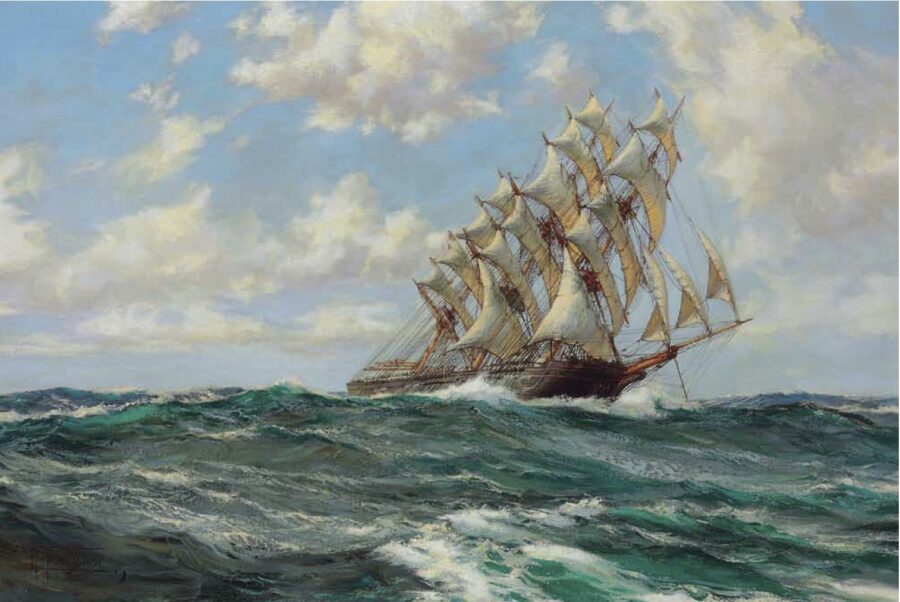Un mare di collezionisti naviga fra le aste  inseguendo i quadri di Montague Dawson