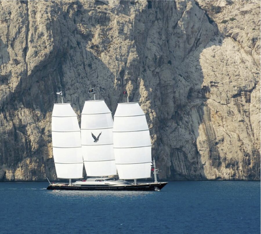 Maltese Falcon, il veliero avveniristico  che si manovra con la play station