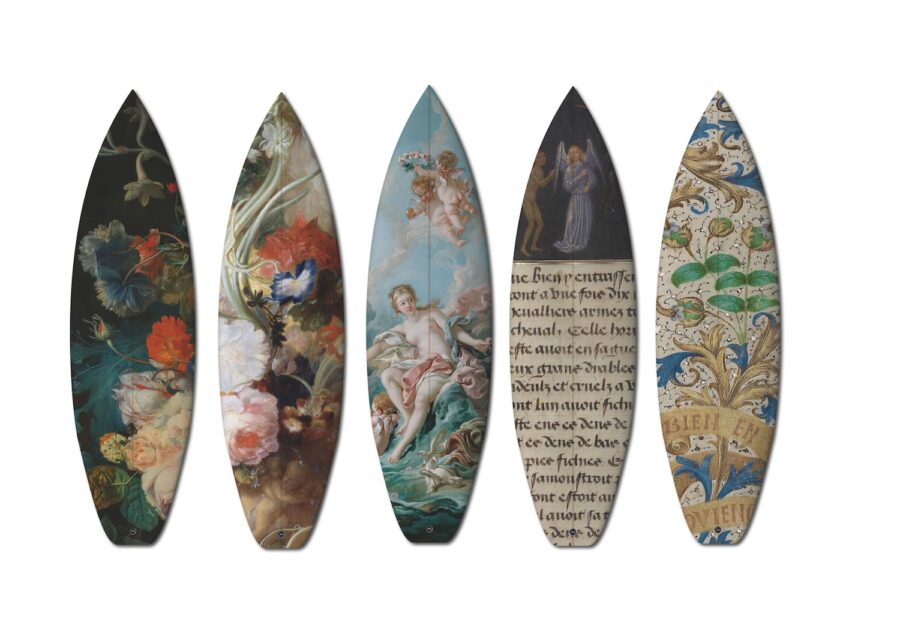 Tavole da surf, quelle dipinte con  opere d'arte sono veri capolavori