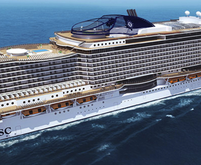 Te la do io l'America. Msc Seasidedebutta tuffandosi nell'Atlantico