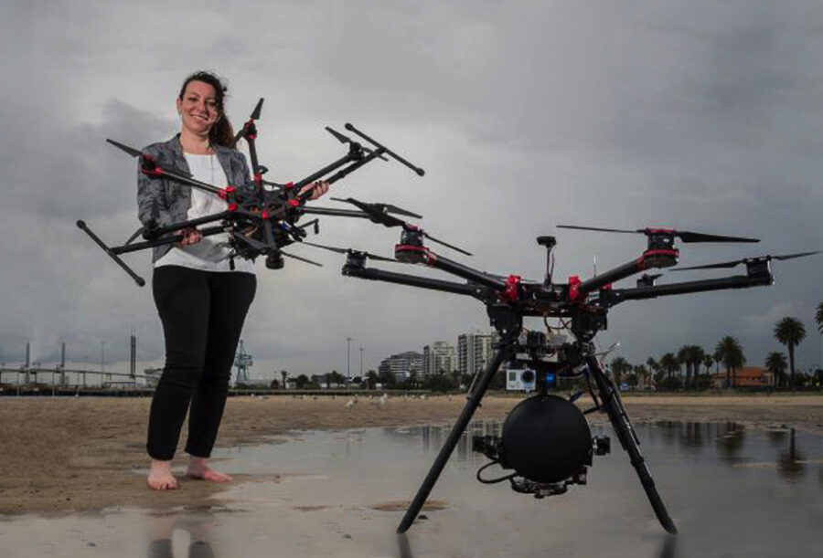 A caccia di squali armata di un drone  Una ricercatrice italiana è pronta a farlo