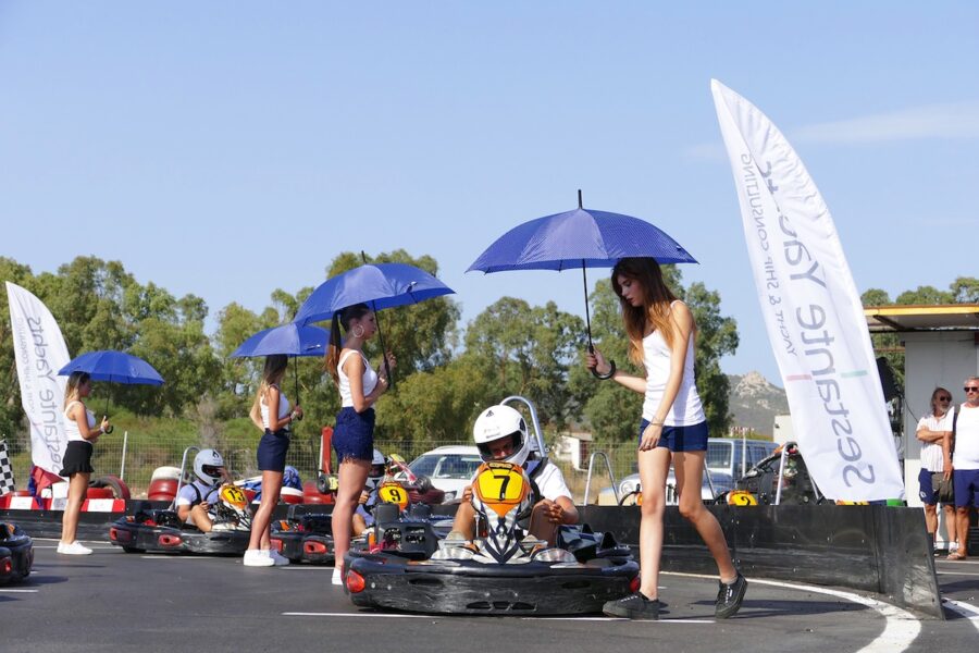 Sestante Yachts, la corsa alle imbarcazioni  più belle parte in pista al volante dei kart