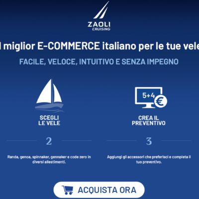 Un mare di vele a portata di clic  Zaoli Sails è salpato nell'e-commerce