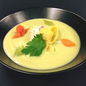 La minestra d’arzilla, broccoli e malfatti  di curcuma che ha “stregato” Porto Cervo