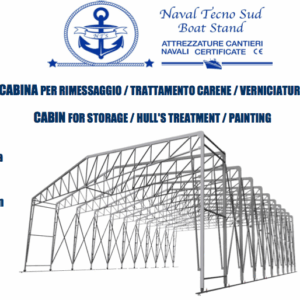 Cabina rimessaggio smontabile, il cantiere  migliore per le barche in manutenzione