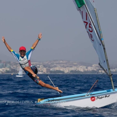 Marco Gradoni oro mondiale a Limassol   entra nel "G7" della classe Optimist
