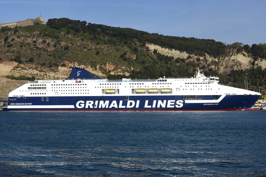 Cruise ferry Roma, il primo in Mediterraneo  a cancellare le emissioni in porto