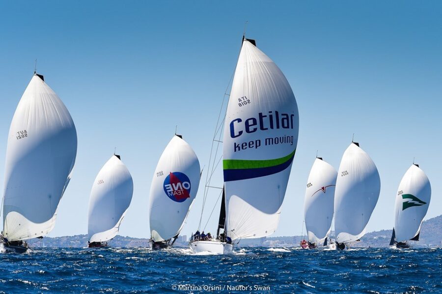 Vitamina Sailing, buonissima la prima:  nella classe Club Swan 50 è subito podio