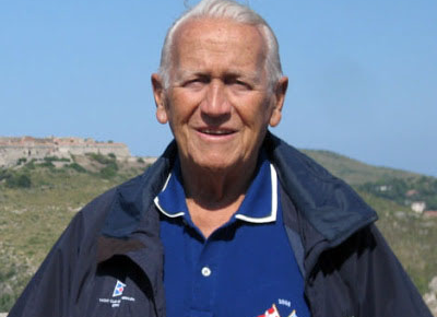 Carlo Rolandi, l'ultima virata l'ha portato  a navigare nel mare azzurro del cielo