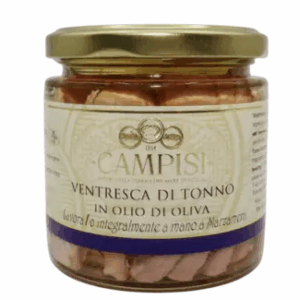 Ventresca di tonno, una delizia che Campisi fa emerge dal mare da quasi 170 anni