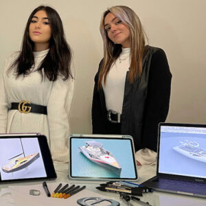 I progetti di queste barche? Sono nati  ispirandosi a un pesce e a un corallo