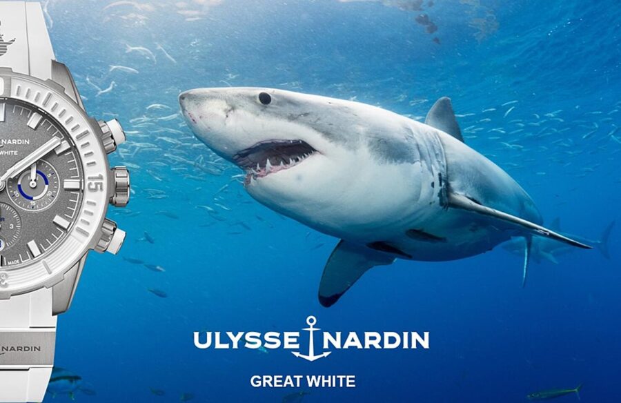 E' ora di salvare gli squali. E Ulysse Nardin  ce lo ricorda con l'orologio "Great White"