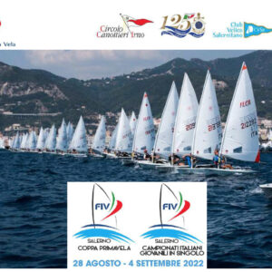 La spedizione dei mille giovani velisti  pronti a salpare alla conquista di Salerno