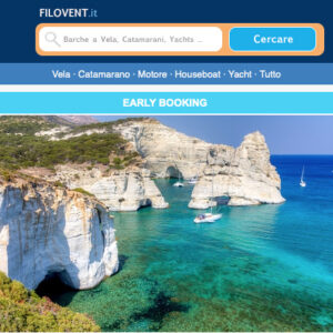 Filovent, l’estate 2023 è già salpata  in un mare di sconti fino al 37 per cento