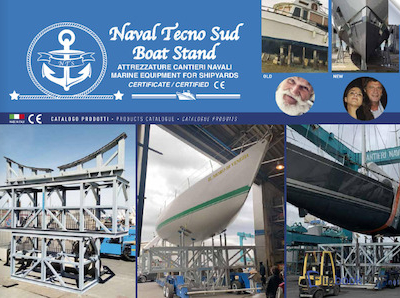 Navaltecnosud, il nuovo catalogo fa navigare  in un mare di passione, intuizione, capacità