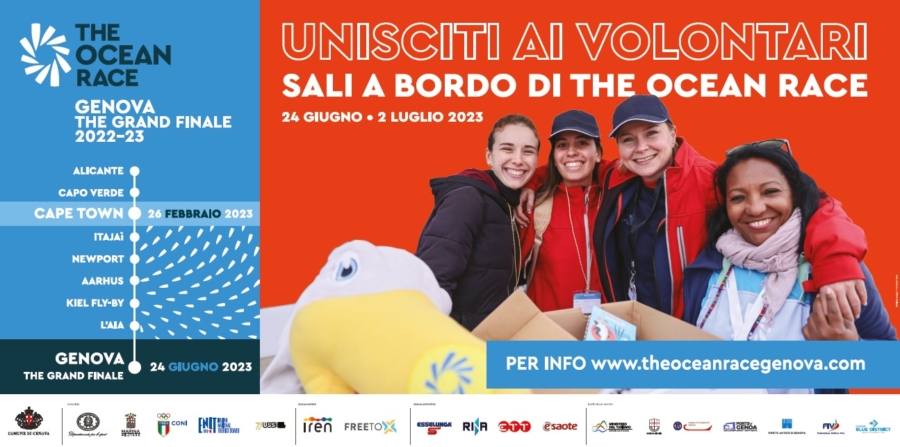 The Ocean Race, Genova cerca volontari  pronti a vivere da protagonisti il gran finale