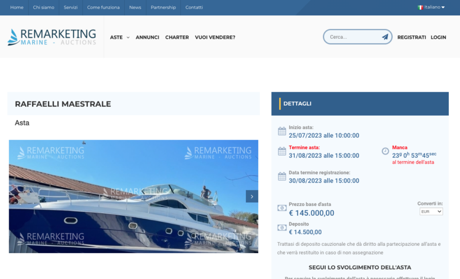 Maestrale, chi lo acquista non s'intende solo  di yacht ma anche di ottimi investimenti