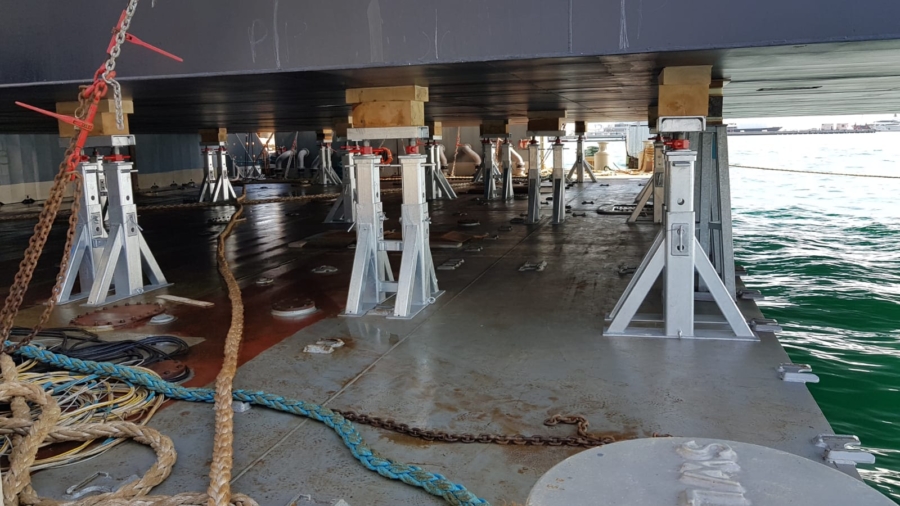 Tacco regolabile, l'invenzione che "alza"  la qualità di ogni lavoro nei cantieri nautici