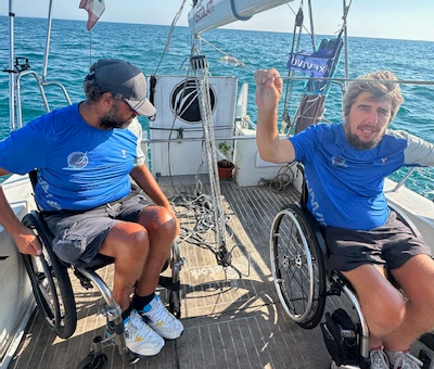 Madeit4a, la start up salpata da Viareggio  per rendere più abili i disabili in navigazione