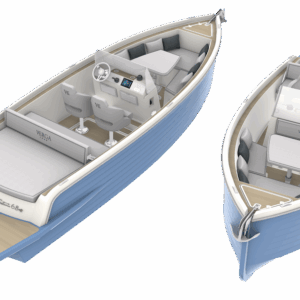 Sestante 6.8, la barca firmata da Verga 1958  che fa rivivere l’epoca della dolce vita