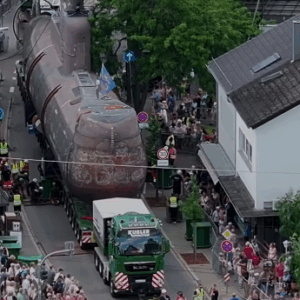 Il sommergibile terrore dei mari? Ha compiuto  l’impresa più incredibile sulla terraferma