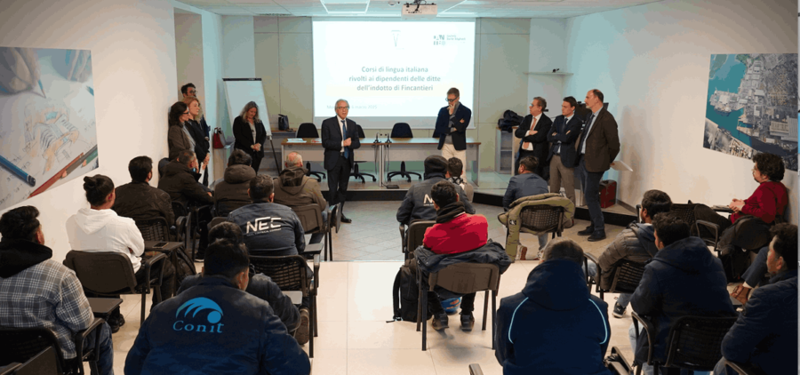 Fincantieri, la sicurezza dei lavoratori  stranieri salpa dalla conoscenza della lingua