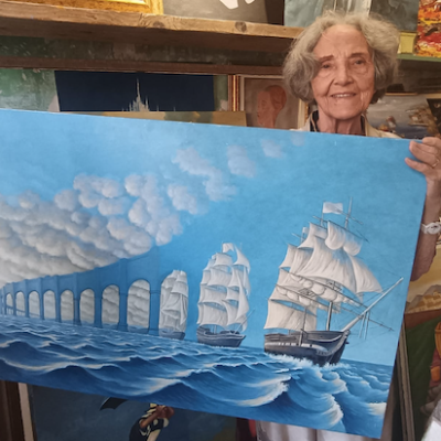 Quadri di mare più famosi, c'è un'autentica falsaria pronta a farvene una copia perfetta