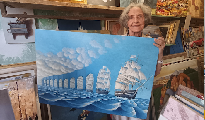 Quadri di mare più famosi, c'è un'autentica falsaria pronta a farvene una copia perfetta