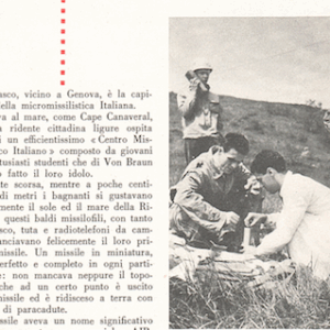 La “piccola Cape Canaveral d’Italia”, storia  del borgo ligure che lanciava i suoi mini missili