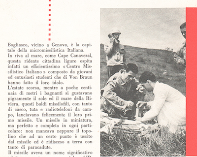 La "piccola Cape Canaveral d'Italia", storia  del borgo ligure che lanciava i suoi mini missili