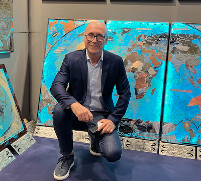 Tavole cartografiche, quelle in metalli preziosi  di Itas indicano nuove rotte nel mondo dell'arte