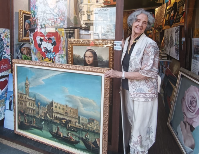 La regina dei falsari ora “dipinge” i sogni di un mare di giovani amanti dei capolavori