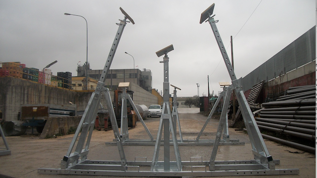 Moduli per barche a vela, tre punti di sostegno  proteggono anche  la barca più “delicata”